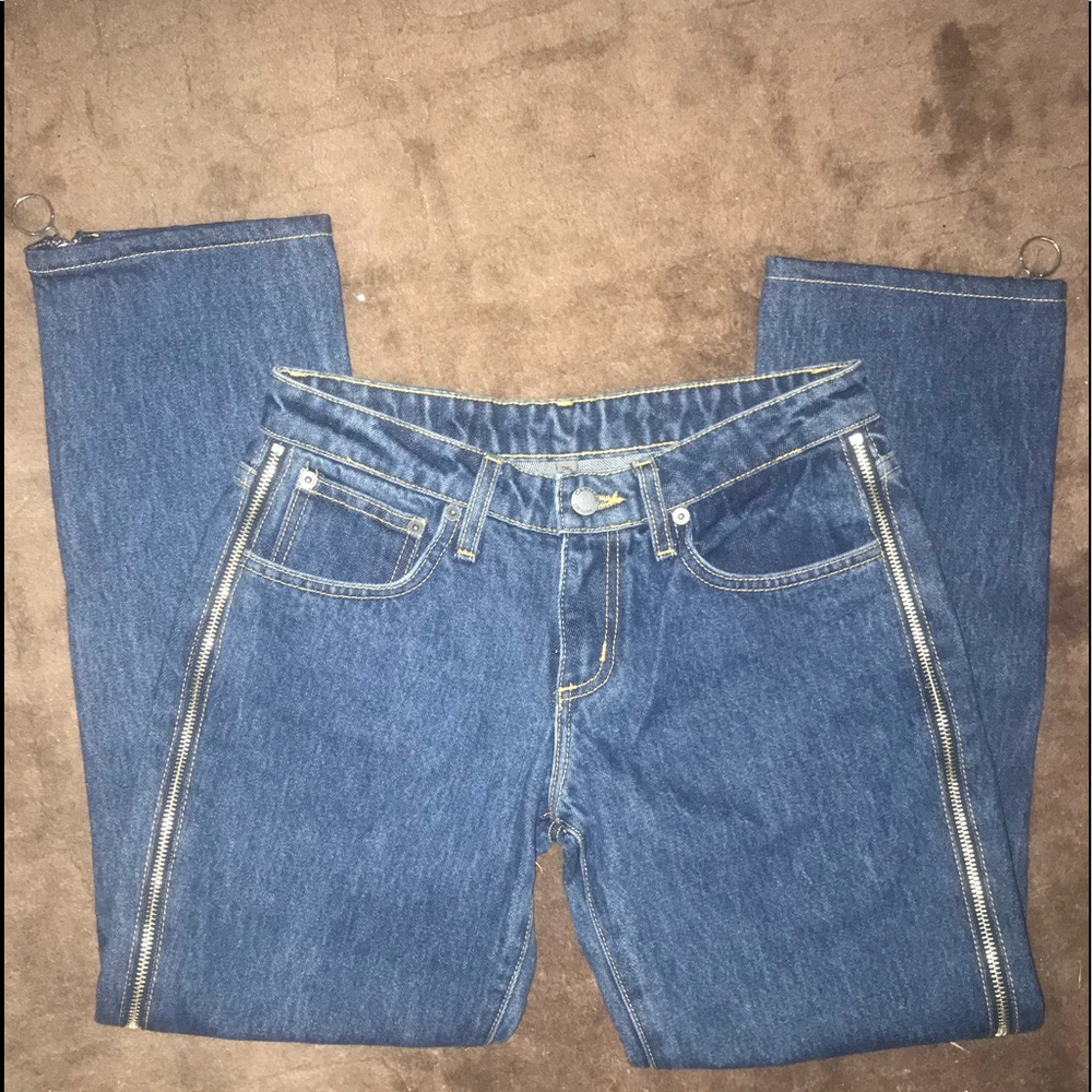 LF Carmar Zipper Cropped Jeans NWOT